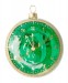 Weihnachtskugel Uhr mit Grünem Ziffernblatt