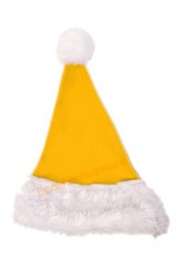 Gelb Weihnachtsmannmütze für Kinder
