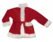 Weihnachtsmannjacke aus Fleece mit lange Kunstpelz