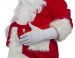 Weihnachtsmann mit lange Handschuhe aus Baumwolle