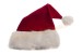 rote Weihnachtsmannmütze mit lang Pelz