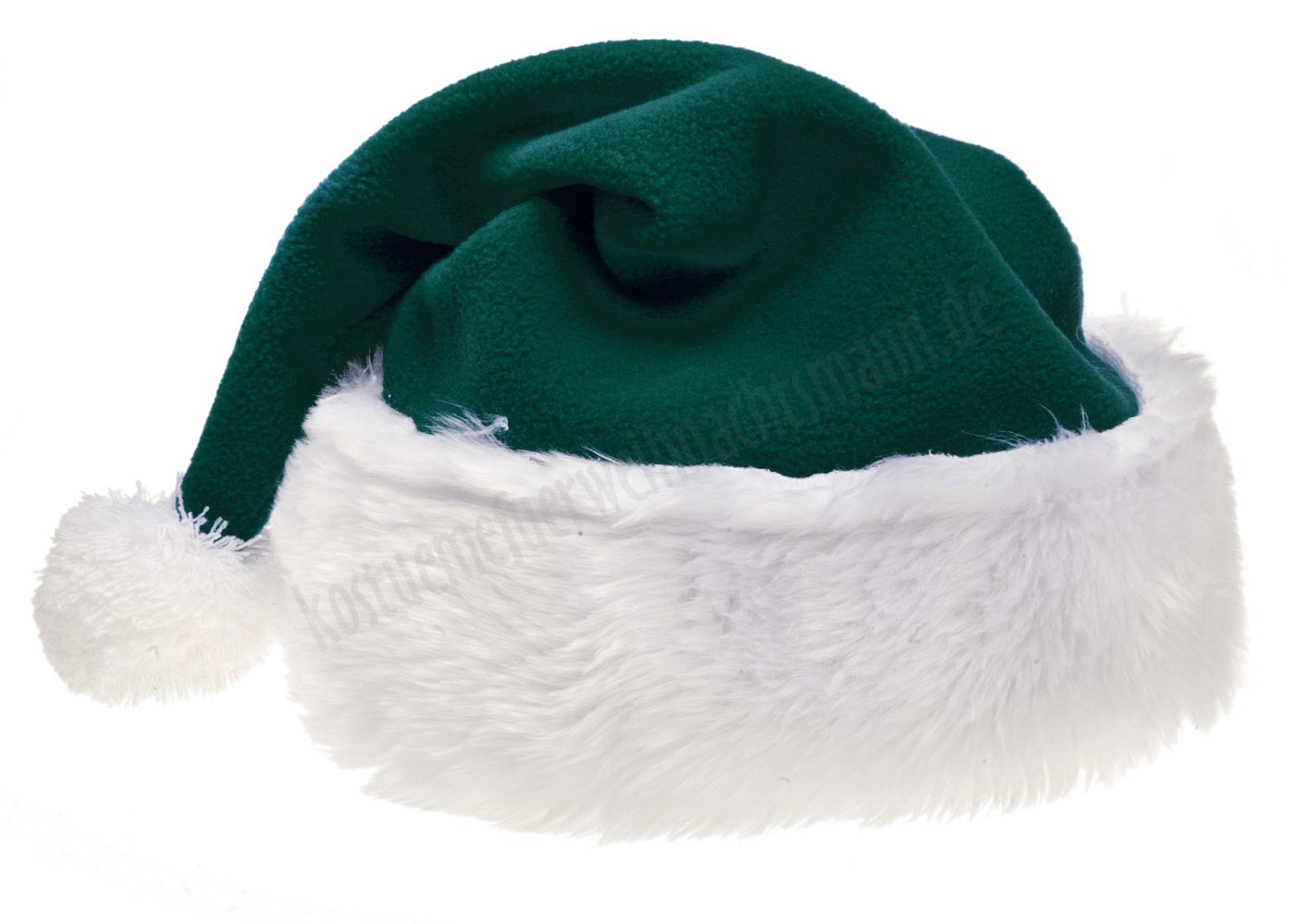 Dunkelgrüne Weihnachtsmannmütze