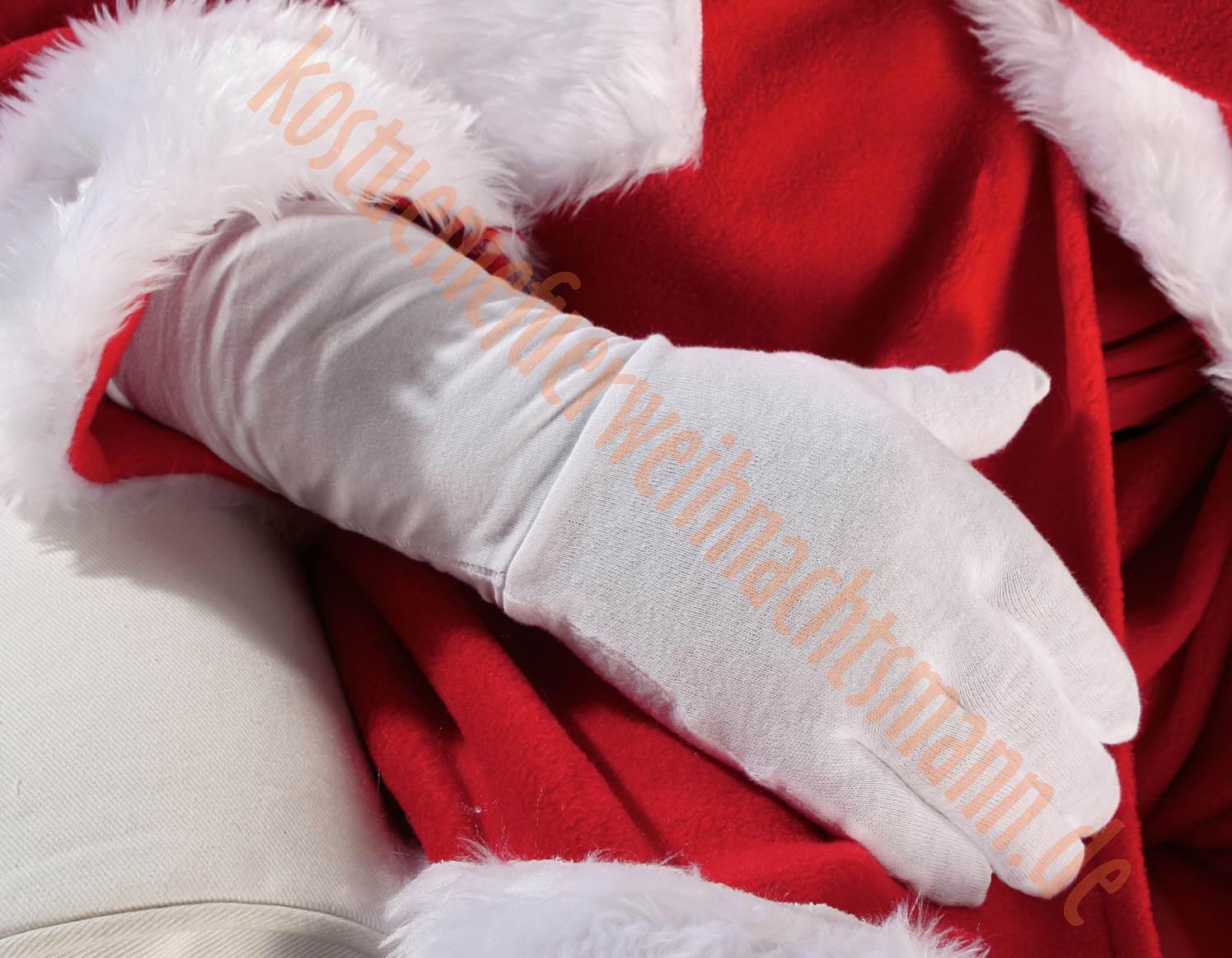 Lange Weihnachtsmannhandschuhe, Nikolaushandschuhe - Weihnachtsmannkostm |  Weihnachtskostme bestellen
