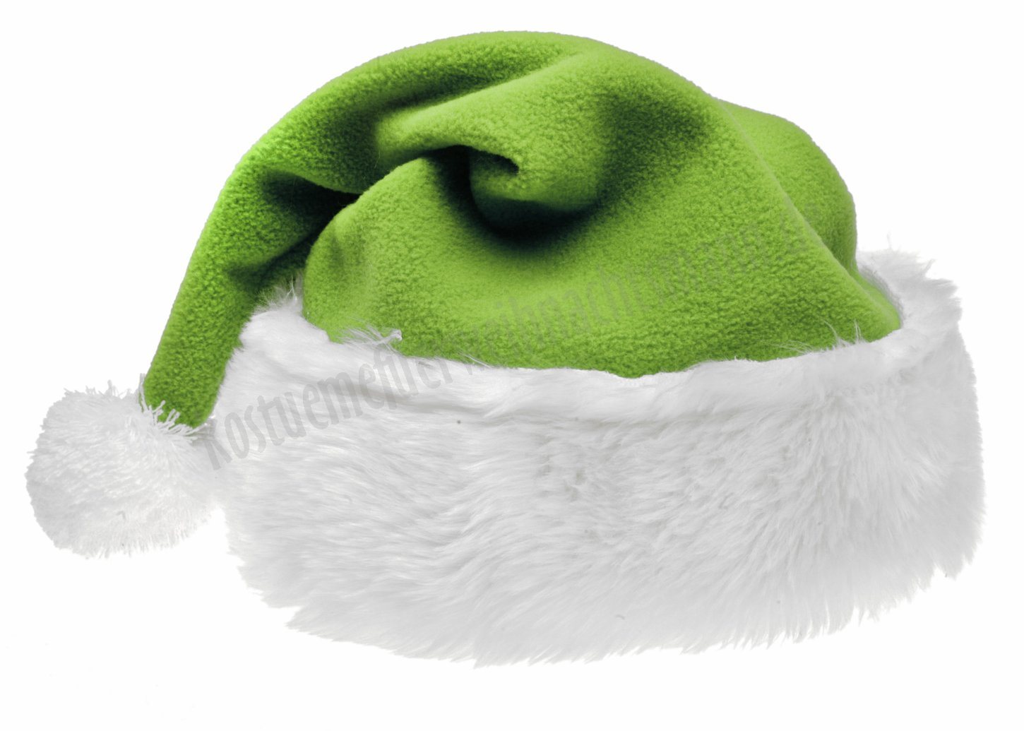 Avocadogrüne Weihnachtsmannmütze