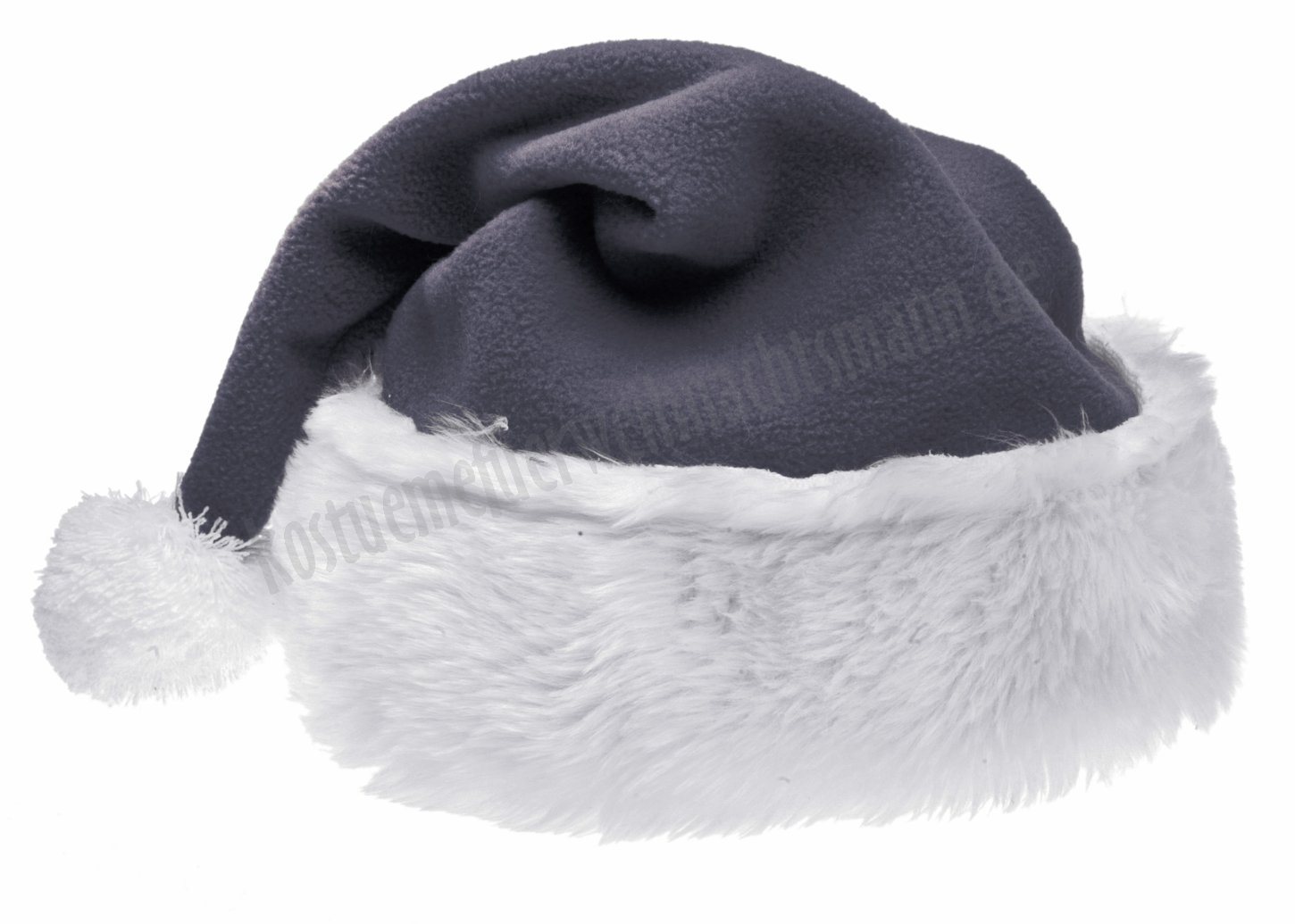 Graue Weihnachtsmannmütze