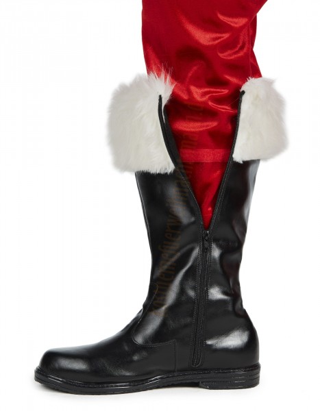 Handgefertigte Nikolausstiefel,Nubukleder Stiefel,Weihnachtsmann Anzug,Chrismas Kostüm,Weihnachtsmann Stiefel,Große Kalbsleder Stiefel,Leder Stiefel Nach Maß,Stiefel