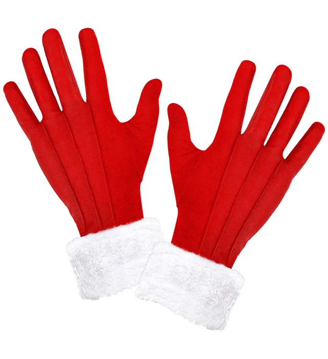 Handschuhe für Weihnachtsfrau-Kostüm