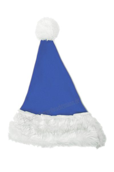 Blau Weihnachtsmannmütze für Kinder