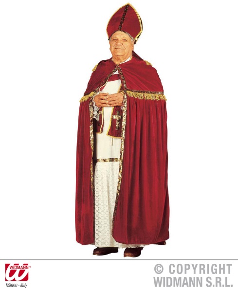 Kostüm Bischof Sankt Nikolaus - Pluviale, Mitra und Stola