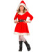 Santa‑Kleid für Mädchen
