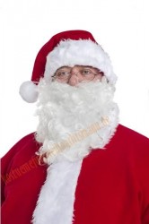 Weihnachtsmann Bart kurz (25cm) Weihnachtsmann Bart kurz (25cm)
