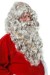 grau Weihnachtsmannbart mit Perücke - Profil