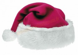 Pink Weihnachtsmannmütze, Pink Nikolausmütze Pink Weihnachtsmannmütze, Pink Nikolausmütze