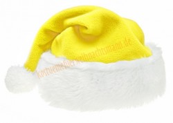 Zitronengelb Weihnachtsmannmütze, Zitronengelb Nikolausmütze Zitronengelb Weihnachtsmannmütze, Zitronengelb Nikolausmütze