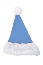 Babyblau Weihnachtsmannmütze für Kinder Babyblau Weihnachtsmannmütze für Kinder