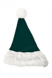 Dunkelgrün Weihnachtsmannmütze für Kinder Dunkelgrün Weihnachtsmannmütze für Kinder