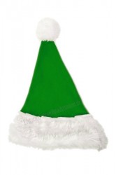Grün Weihnachtsmannmütze für Kinder Grün Weihnachtsmannmütze für Kinder