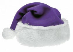 Lila Weihnachtsmannmütze Lila Weihnachtsmannmütze
