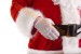 Professioneller Weihnachtsmann mit Gürtel, Weihnachtsmann in luxuriösem Kostüm mit Ledergürtel