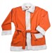 orangene Weihnachtsmannjacke