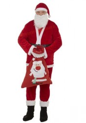 Plüsch Weihnachtsmannkostüm - Schuhe Plüsch Weihnachtsmannkostüm - Schuhe