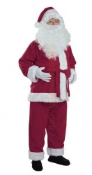 Violett Weihnachtsmannkostüm, Violett Nikolauskostüm - Jacke, Hose und Mütze Violett Weihnachtsmannkostüm, Violett Nikolauskostüm - Jacke, Hose und Mütze