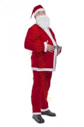 Einwegweihnachtsmannkostüm Einwegweihnachtsmannkostüm