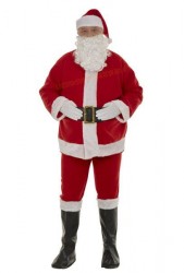 billige Weihnachtsmannkostüm aus Vlieseline billige Weihnachtsmannkostüm aus Vlieseline