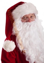 Weihnactsmannmütze aus Fleece, professionelle Weihnachtsmannmütze Weihnactsmannmütze aus Fleece, professionelle Weihnachtsmannmütze
