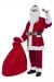 Velours Weihnachtsmannkostüm - Glocke / Handschuhe/ T-shirt