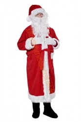Weihnachtsmannkostüm - Mantel und Mütze Weihnachtsmannkostüm - Mantel und Mütze
