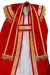 traditionell Kostüm Bischof Sankt Nikolaus, Kleidung des echten Hl. Nikolaus mit Mantel - Stickerei
