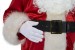 Weihnachtsmannkostüm aus Velours, Super Deluxe - komplettes Set mit Jacke (13-teilig plus 4 Zubehörteile)