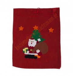 Kleiner Weihnachtsmanngeschenkesack, Geschenkesack für den Weihnachtsmann aus Vlieseline