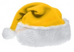 gelbe Weihnachtsmannmütze gelbe Weihnachtsmannmütze