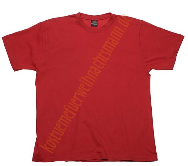 rot T-shirt aus Baumwolle